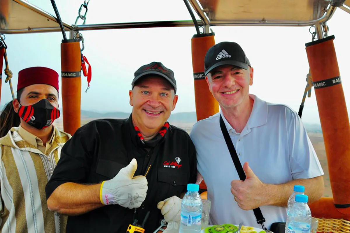 Ciel d'Afrique — Hot Air Balloon — desert in agafay, Marrakech